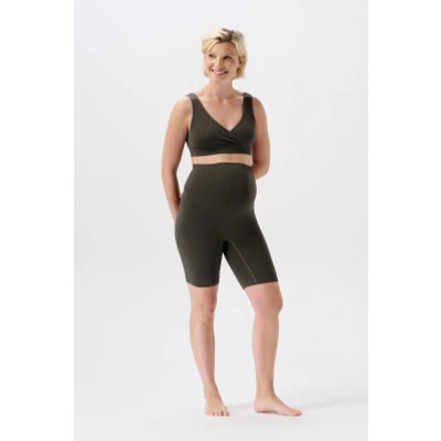 Afbeelding van Zwangerschapsbroek shorts biker Nais Olive M/L