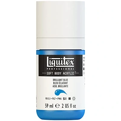 Afbeelding van Liquitex Professionele fles van zacht acryl, 59 ml, blauw glanzend