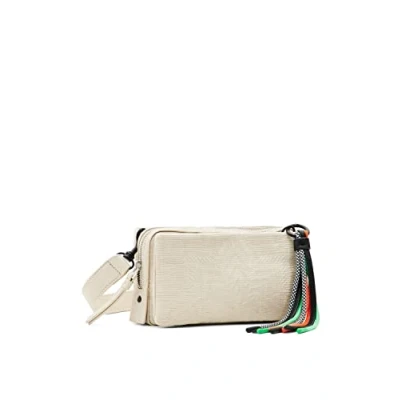 Afbeelding van Desigual Schoudertas Aquiles 23 Ronda Across Body Bag White Beige