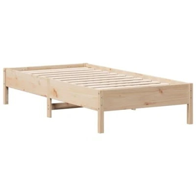 Image de vidaXL Cadre de lit sans matelas 90x190 cm bois pin massif823504