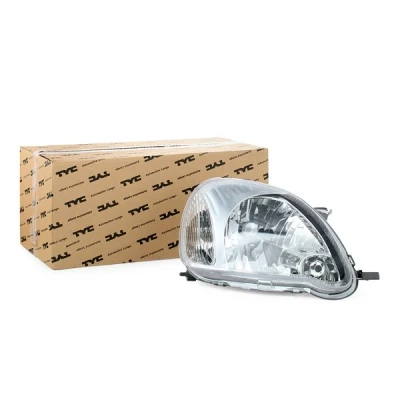 Afbeelding van TYC 20 0353 05 2 Koplampen rechts H4 Met lamphouder, Zonder elektro motor TOYOTA: Yaris I Hatchback