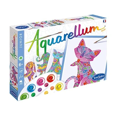 Image de Dessin et coloriage enfant Aquarellum Junior Chats