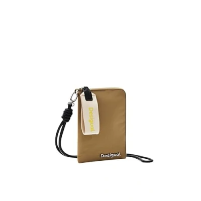 Afbeelding van Desigual Portemonnee Candela Wallet Kaki Taupe