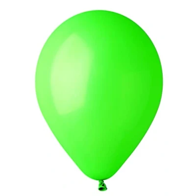Image de Lot de 100 ballons en latex naturel qualité supérieure G120 (Ø 33 cm / 13 &quot;), vert