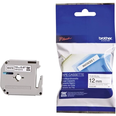 Afbeelding van Brother Tape M K231S ,MK231SBZ , ,N/A niet gelamineerd