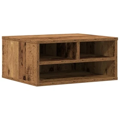 Afbeelding van vidaXL Printerstand Rook eik 49x40x22.5 cm Engineered Wood Oude hout