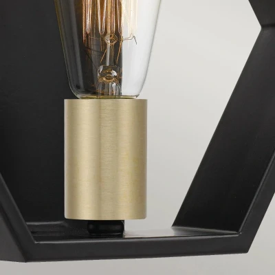 Afbeelding van Quoizel LED Wandlamp Bismarck 1X E27 Max 60W Earth Black