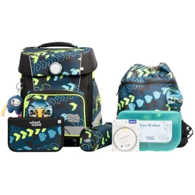 Afbeelding van School Mood Champion Maxx Pro Mila Schooltas set 7 delig