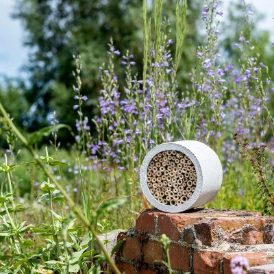 Afbeelding van Wildbird insectenhotel woodstone Isabela 11x11x15 cm