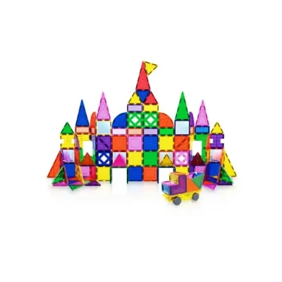 Afbeelding van PicassoTiles Magnetic Tiles set 152 delig met spiegels