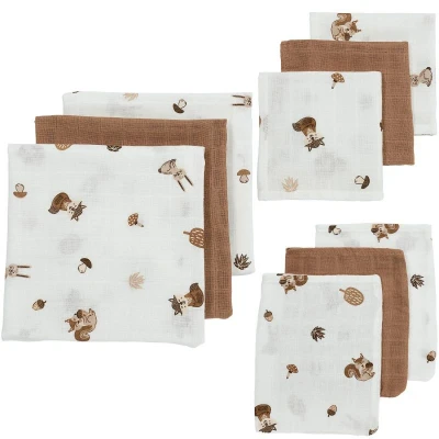 Afbeelding van Meyco Hydrofiele Starterset Forest Animals Toffee 9 delig