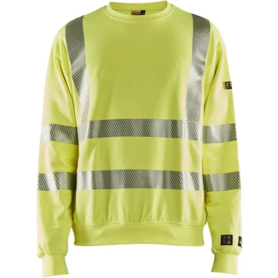 Afbeelding van Blaklader Multinorm Sweatshirt 3087 1762 High Vis Geel M