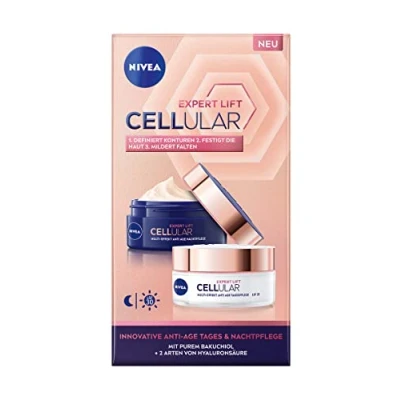 Afbeelding van Nivea Hyaluron Cellular Filler Elasticity Reshape DAY AND Night Cream SET Huidverzorgingsset, Maat: 100 ml,