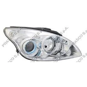Afbeelding van PRASCO HN0404923 Koplampen rechts H7, H1 zwart Met regelmotor voor LWR HYUNDAI: i30 II Hatchback, I Hatchback
