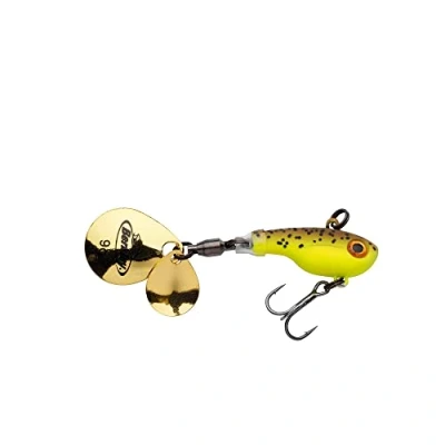 Afbeelding van Berkley Pulse Spintail 14gr Kleur : Brown Chartreuse