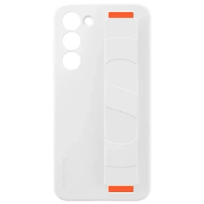 Afbeelding van Samsung Siliconen Back Cover met Band Wit Galaxy S23+