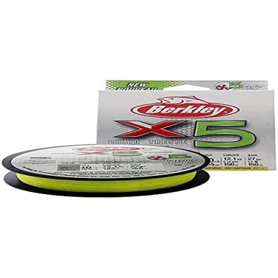 Afbeelding van Berkley X5 Braid Flame Green 300m 0,10mm 9,0kg Gevlochten lijn