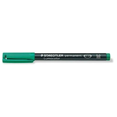 Afbeelding van Viltstift Staedtler Lumocolor 317 permanent M groen