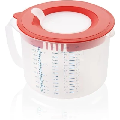 Afbeelding van Leifheit 3169 3In1 Maatbeker Measure &amp; Store 2,2 L