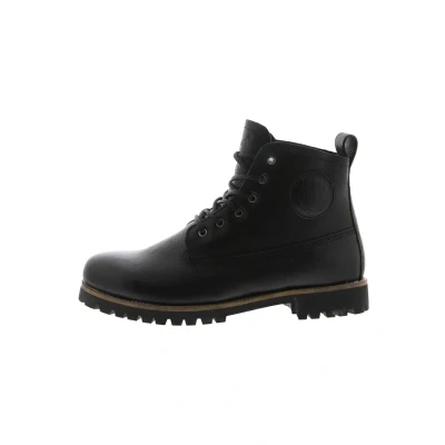 Afbeelding van Blackstone Veterboots, Heren, Maat: 44, Black Leer