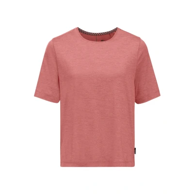 Afbeelding van Jack Wolfskin Travel Sport Tshirt, Dames, Maat: Medium, Mineral red heather