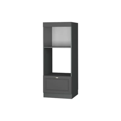 Afbeelding van Vicco Fame Line Magnetronkast 60 cm open antraciet/goud