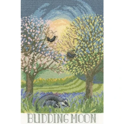 Afbeelding van Bothy Threads Lizzie Spikes Budding Moon borduren (pakket) XDD1