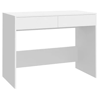Afbeelding van vidaXL Bureau, wit, 101 x 50 76,5 cm, spaanplaat