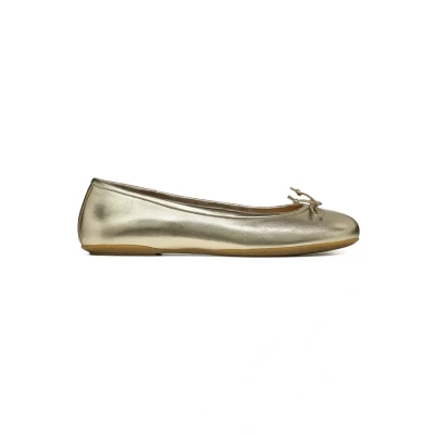 Afbeelding van Geox D Palmaria Ballerina&#039;s, Dames, Maat: 42, Light gold Leer
