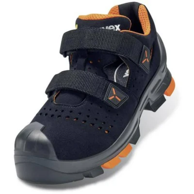 Afbeelding van uvex 2 6500243 Veiligheidsandalen ESD S1P Schoenmaat (EU): 43 Zwart, Oranje 1 paar