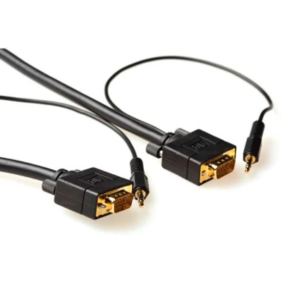Afbeelding van ACT AK4993 Ultra High Performance VGA + Audio Aansluitkabel male/male 7 meter
