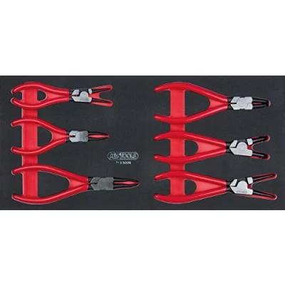 Afbeelding van SCS Set van alicaten voor circlips, 6 stuks, in modulaire sistema 1/3