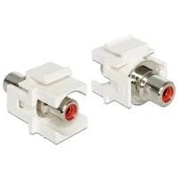 Afbeelding van Delock Keystone Modul Cinch Buchse rot