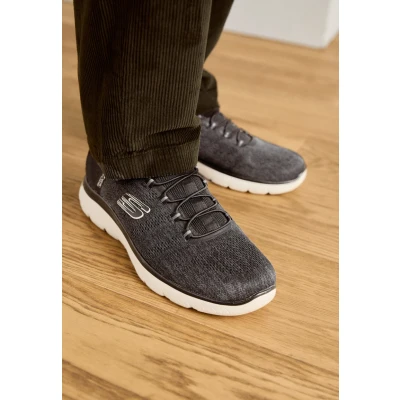Afbeelding van Skechers Sport Summits Sneakers laag black, Heren, Maat: 42.5, Black Textiel/ synthetisch