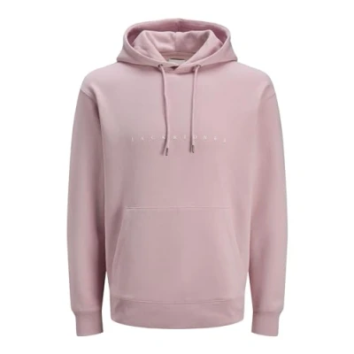 Image de JACK &amp; JONES Jjestar Jj Sweat à capuche Noos pour homme, Rose tendre, M