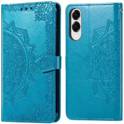 Afbeelding van imoshion Mandala Bookcase voor de Samsung Galaxy S25 Edge Turquoise