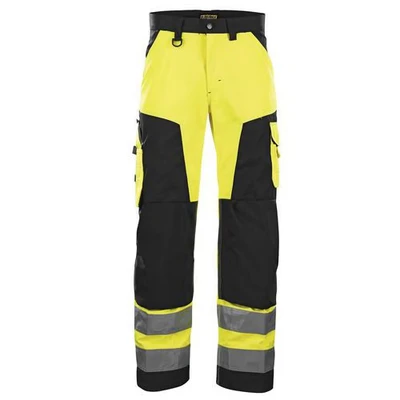 Image de Pantalon haute visibilité jaune fluorescent/noir