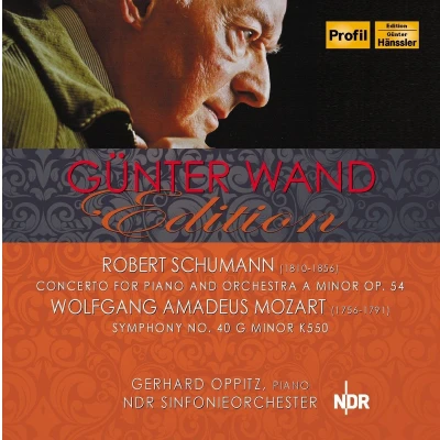 Afbeelding van NDR Sinfonieorchester, Günter Wand Schumann: Concerto/Mozart: Symphony No.40 (CD)
