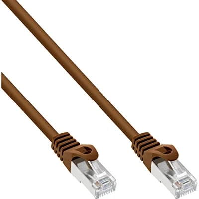 Image de InLine cordon de raccordement 30 cm brun