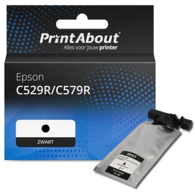 Afbeelding van Huismerk Epson C529R/C579R (ET01C100PA) Inktcartridge Zwart Hoge capaciteit