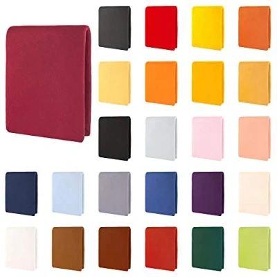 Afbeelding van CelinaTex Aqua Hoeslaken voor waterbed, boxspringbed, 90 x 200 tot 100 220 cm, bordeauxrood, katoen, elastaan
