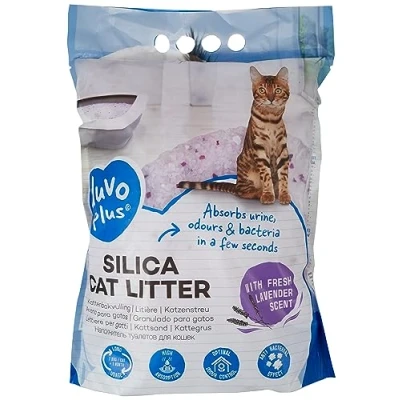Afbeelding van Kattenbakvulling premium silica lavendel 5l 29x26x10 cm
