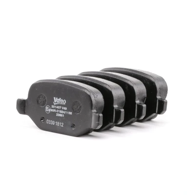 Afbeelding van VALEO 301407 Remblokkenset FIRST Achteras Excl. slijtage waarschuwingscontact Zonder anti kreukplaat ALFA ROMEO: 156 Sportwagon, 147, GT