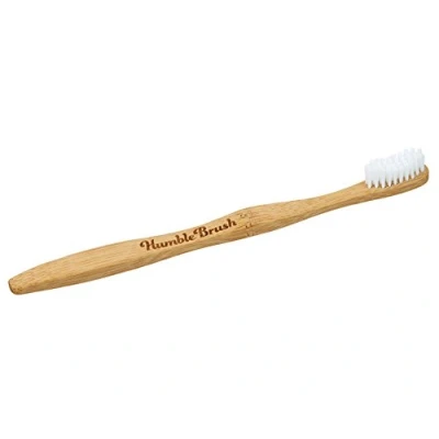 Afbeelding van The Humble Co. Tandenborstel Bamboe Medium Wit