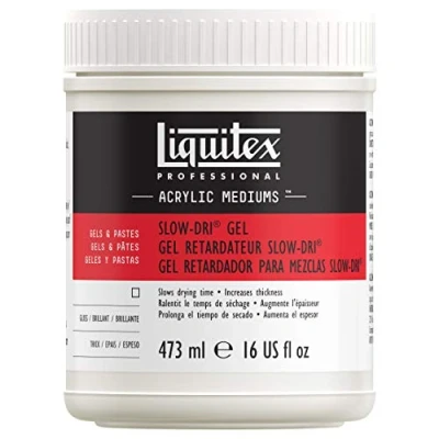 Afbeelding van Liquitex Additief medium gel zelfontspanner dik slow dri fles 473 ml