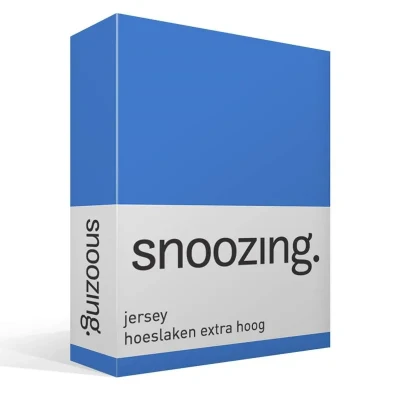 Afbeelding van Snoozing Jersey Hoeslaken Extra Hoog 100% gebreide katoen 80/90x200 cm Meermin