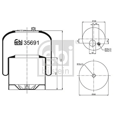 Afbeelding van Febi Bilstein Veerbalg 35691
