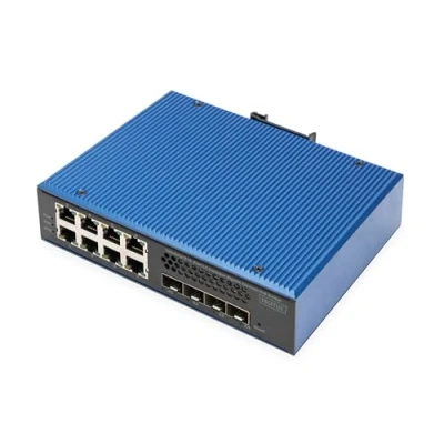 Afbeelding van Digitus DN 651161 Industrial Ethernet Switch 8 + 4 poorten 1 GBit/s
