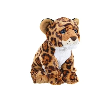 Afbeelding van Wild Republic Knuffeljaguar Junior 30 Cm Pluche Bruin/wit