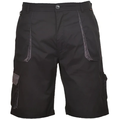 Afbeelding van Portwest Texo Contrast Korte Broek maat XXL, Black